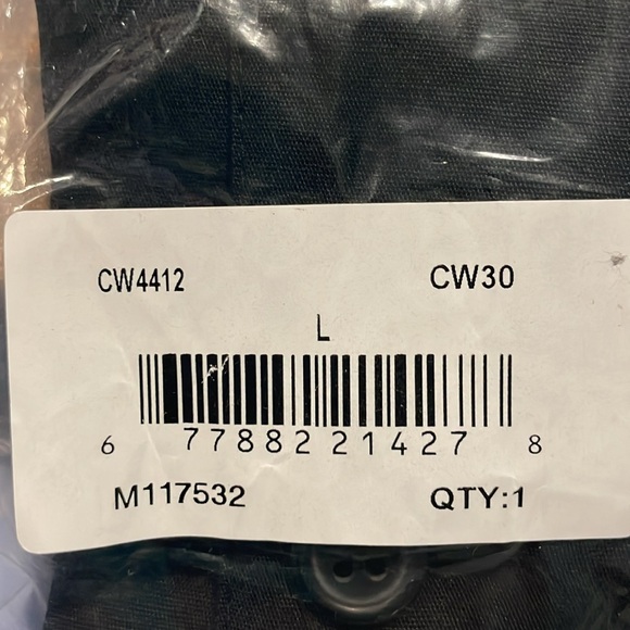 NEW IN PACKAGE UNISEX CHEFWEAR AMBITION LONG SLEEVE CHEF COAT SIZE LARGE BLACK - Picture 5 of 5